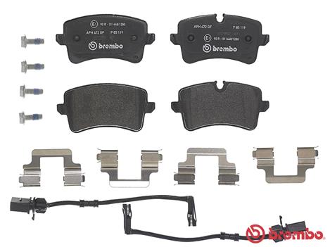A.B.S. P 85 119 BREMBO Bremsbelagsatz, Scheibenbremse